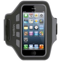 Belkin Neoprene Slim EaseFit Armband for iPhone 5 in Black/Grey