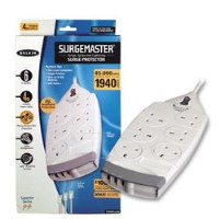 6-Socket SurgeMaster&reg; Superior Series with Telephone Protection