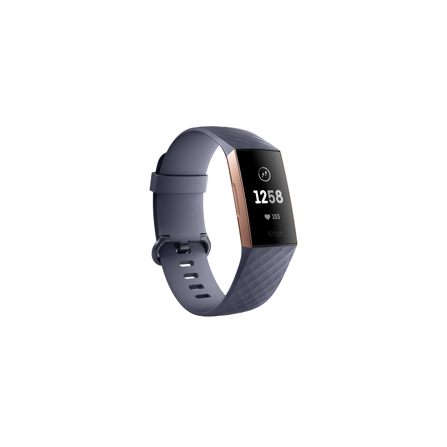 fitbit charge 3 blue grey rose gold