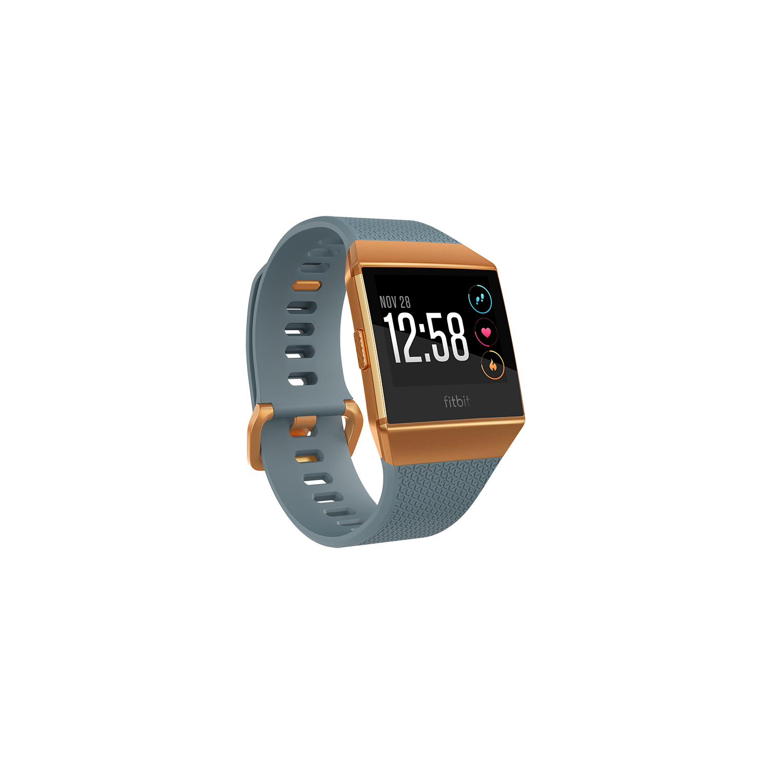 fitbit ionic orange blue