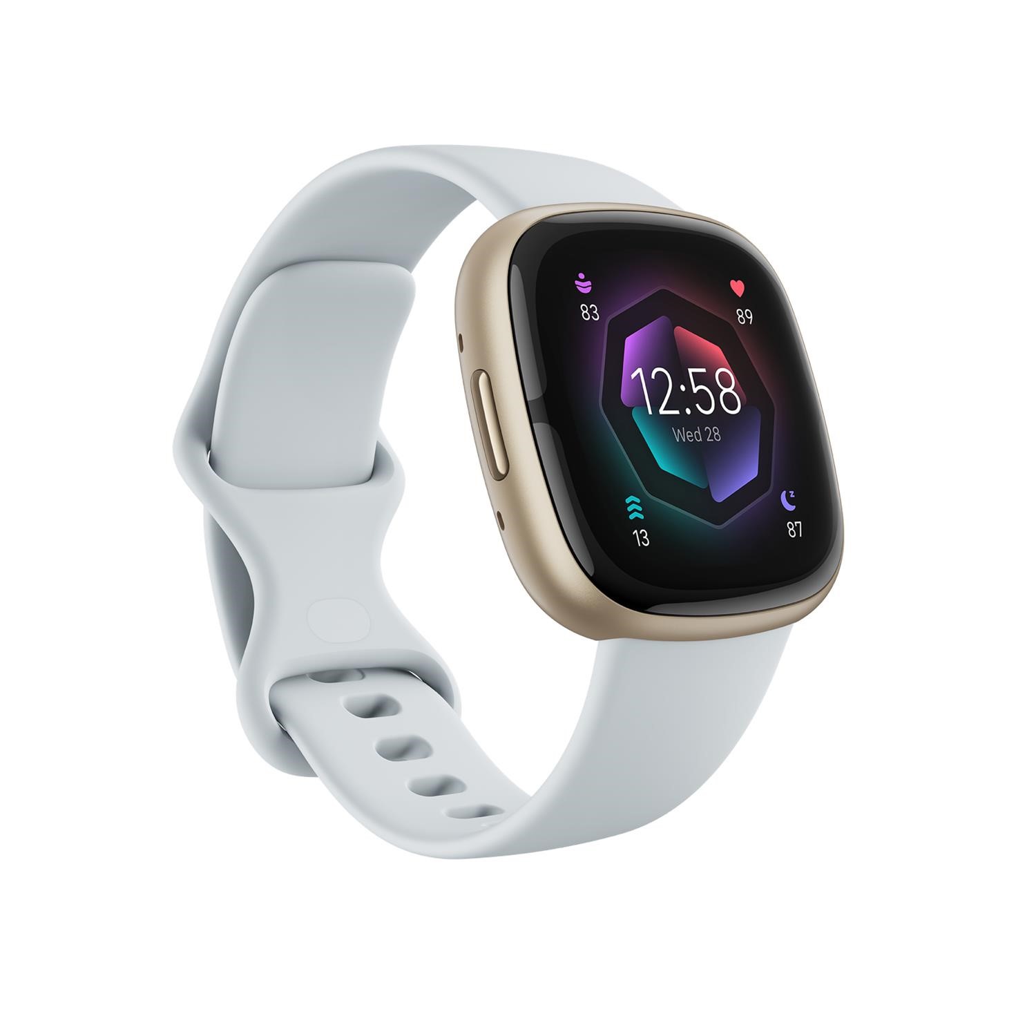 Sense 2 Soft Gold Aluminium Mist Band Bluetooth Smartwatch