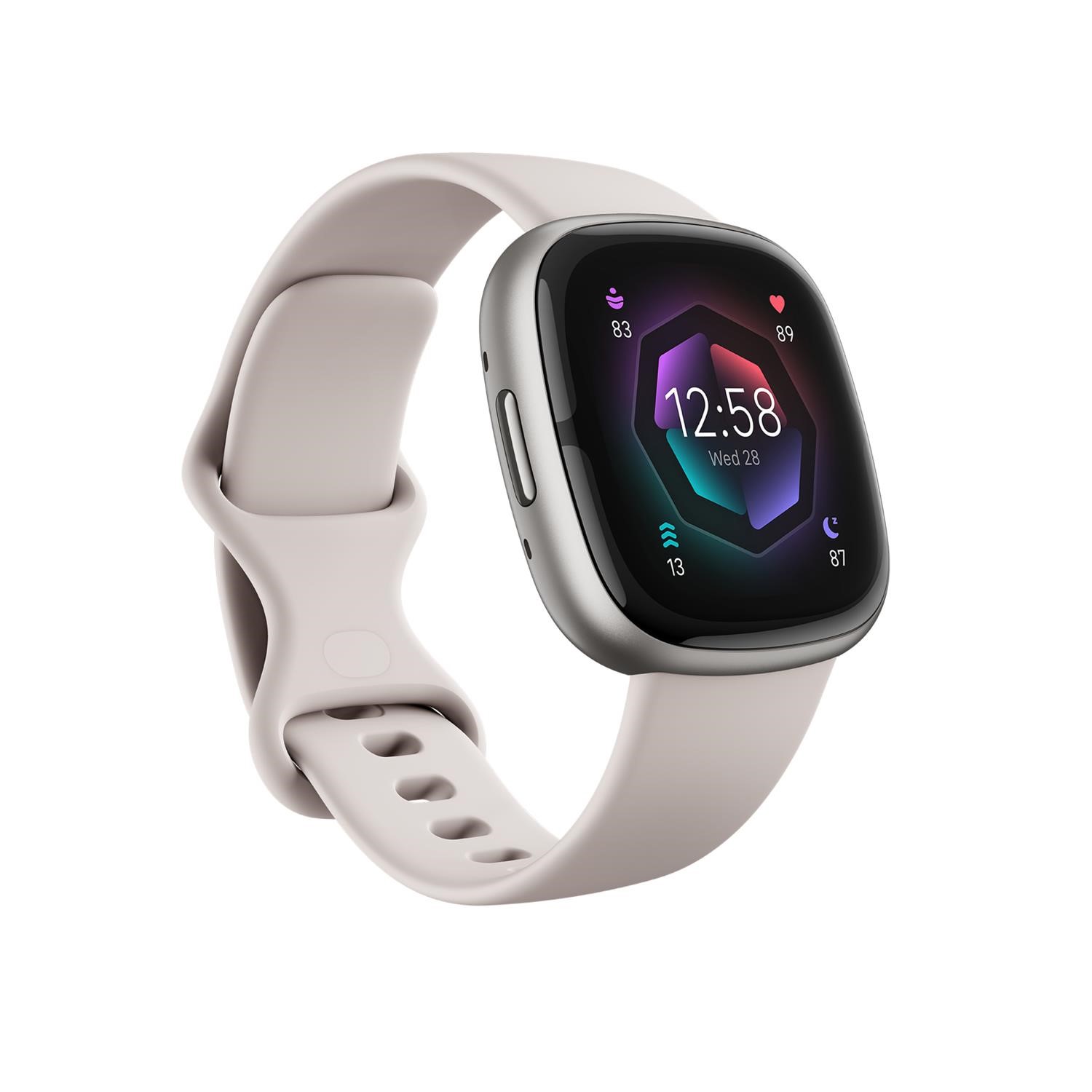 Sense 2 Platinum Aluminium Lunar Band Bluetooth Smartwatch