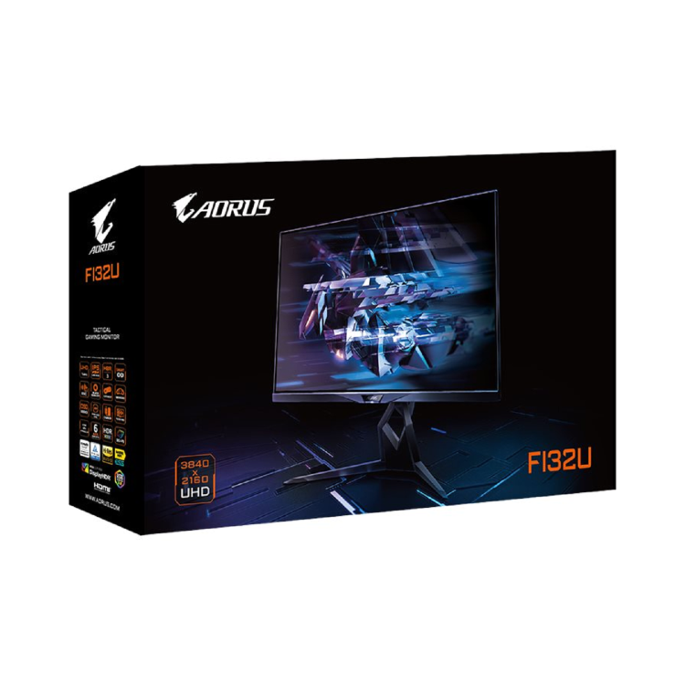 Gigabyte Aorus FI32U 32" UHD 4K IPS 144Hz Gaming Monitor