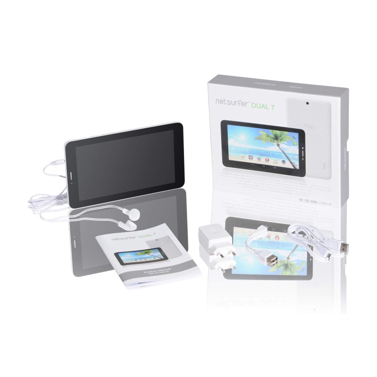 FMT Netsurfer Dual 7 1GB 8GB 7 inch Android 4.2 Jelly Bean Tablet with Free Earphones 