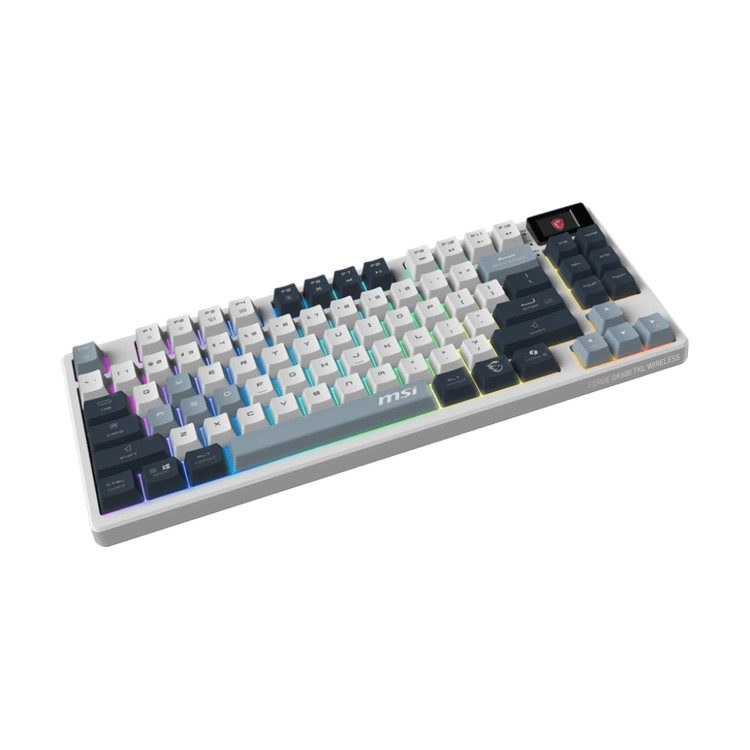 MSI FORGE GK600 TKL W SKY UK Keyboards Yes Wireless Yes Gaming Keyboard White/Black