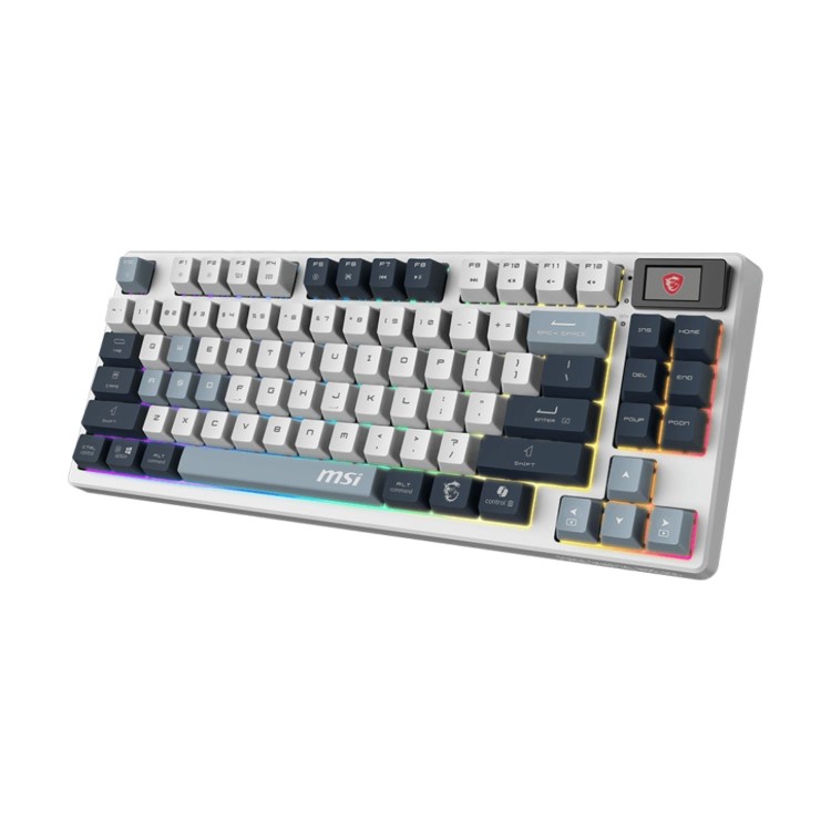 MSI FORGE GK600 TKL W SKY UK Keyboards Yes Wireless Yes Gaming Keyboard White/Black