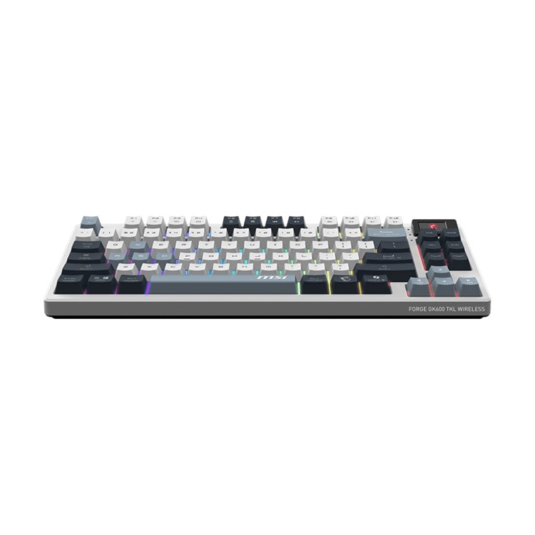 MSI FORGE GK600 TKL W SKY UK Keyboards Yes Wireless Yes Gaming Keyboard White/Black