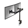 Newstar Dual Deskmount Monitor Arm up to 26&quot; Black
