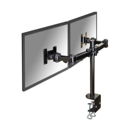 Newstar Dual Deskmount Monitor Arm up to 26" Black