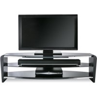 Alphason FRN1400/3BLK/BK Francium TV Stand for up to 60" TVs - Black