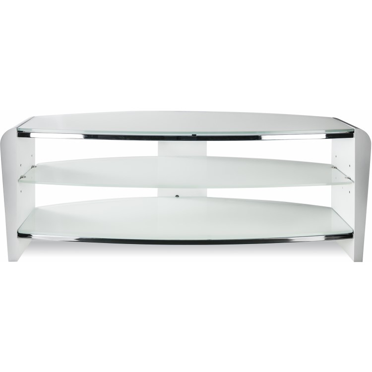 Alphason FRN1400/ARCTIC Francium TV Stand for up to 60" TVs - Arctic White 