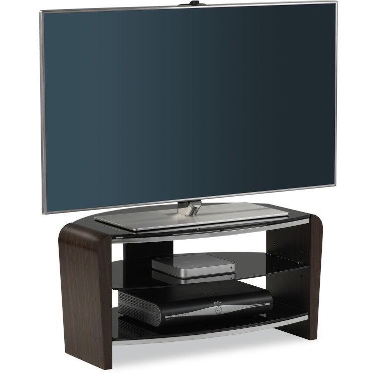 Alphason FRN800/3-W Francium TV Stand for up to 37" TVs - Walnut