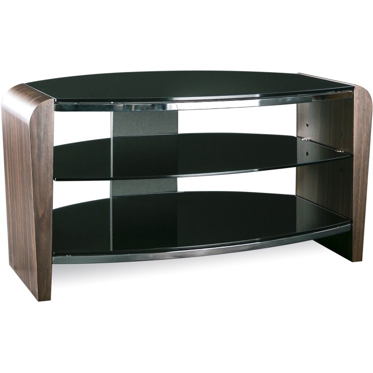 Alphason FRN800/3-W Francium TV Stand for up to 37" TVs - Walnut