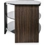 Alphason FRN800/3-W Francium TV Stand for up to 37" TVs - Walnut