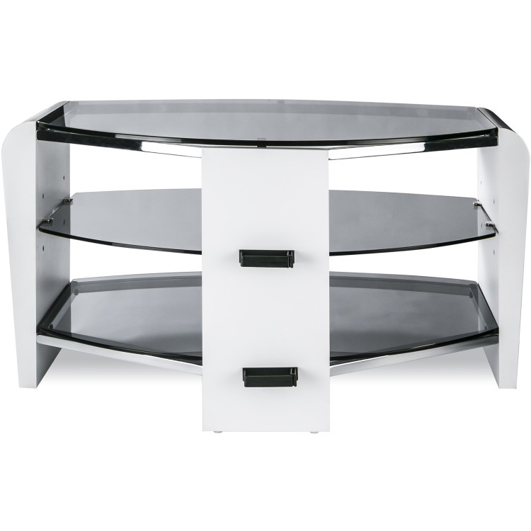 Alphason FRN800/3WHT/SK Francium TV Stand for up to 37" TVs - White