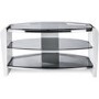 Alphason FRN800/3WHT/SK Francium TV Stand for up to 37" TVs - White