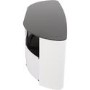 Burghley Affinity Curved TV Stand 1500 Gloss White / Black Glass