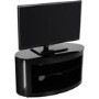 Buckingham Affinity Oval TV Stand 800 Black / Black Glass