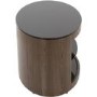 Buckingham Affinity Oval TV Stand 800 Walnut / Black Glass