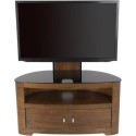 78151677/1/FSL1000BLEW Refurbished AVF FSL1000BLEW Blenheim Affinity Curved Combi TV Stand 1000 Walnut / Black Glass