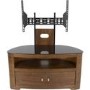 Refurbished AVF FSL1000BLEW Blenheim Affinity Curved Combi TV Stand 1000 Walnut / Black Glass