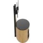 Buckingham Affinity Oval Combi TV Stand 1000 Oak / Black Glass