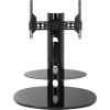 Chepstow Affinity Oval Pedestal TV Stand 930 Black / Black Glass