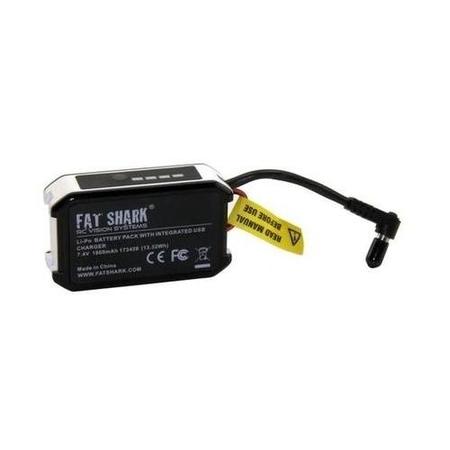 Fat Shark 7.4v 1800mAh Headset Battery with Charger