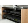 Alphason FW1100-W/B Finewoods HiFi and TV Stand for up to 50" TVs - Walnut