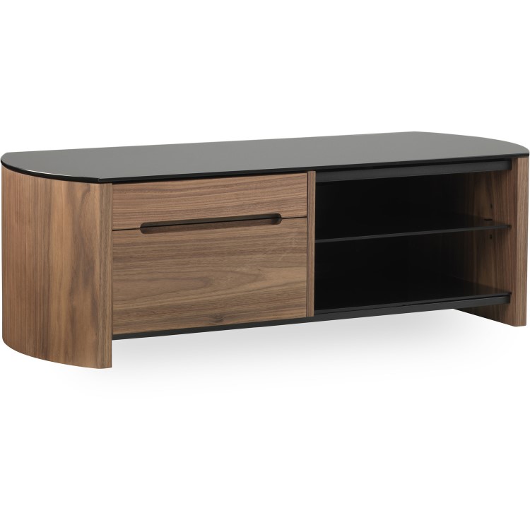 Alphason FW1100CB-W Finewoods TV Stand for up to 50" TVs - Walnut