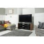 Alphason FW1350-BV/B Finewoods TV Stand for up to 60" TVs - Black/Oak