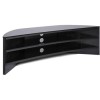 Alphason FW1400C-BLK Finewoods Corner TV Stand for up to 60&quot; TVs - Black