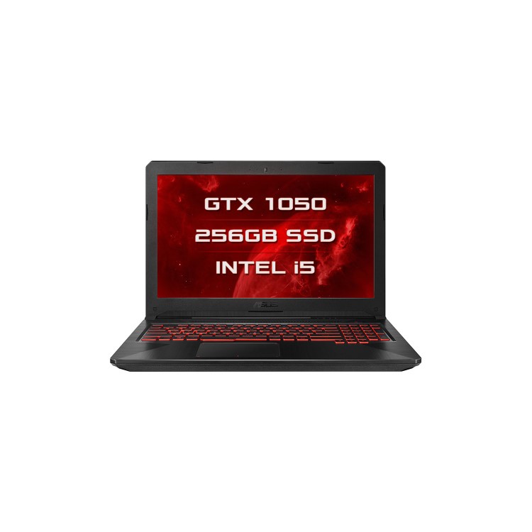 Refurbished Asus FX504GD-E41275T Core i5-8300H 8GB 256GB GTX 1050 15.6 Inch Windows 10 Gaming Laptop