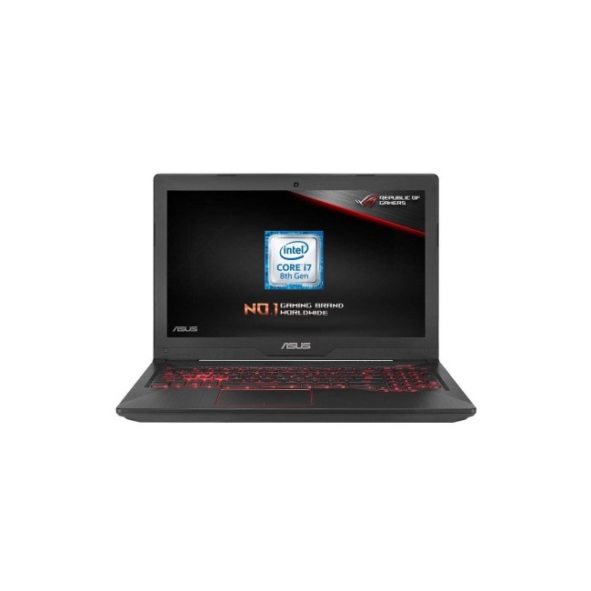 Asus FX504GE-DM176T Core i7-8750H 8GB 128GB SSD + 1TB GeForce GTX 1050Ti 15.6 Inch Windows 10 Gaming Laptop 