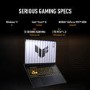 ASUS TUF 16 Intel Core i5 16GB RAM 512GB SSD NVIDIA GeForce RTX 5050 144Hz 16 Inch Windows 11 Gaming Laptop