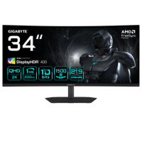 GIGABYTE G34WQC2 34" VA WQHD 200Hz 1ms Curved Gaming Monitor