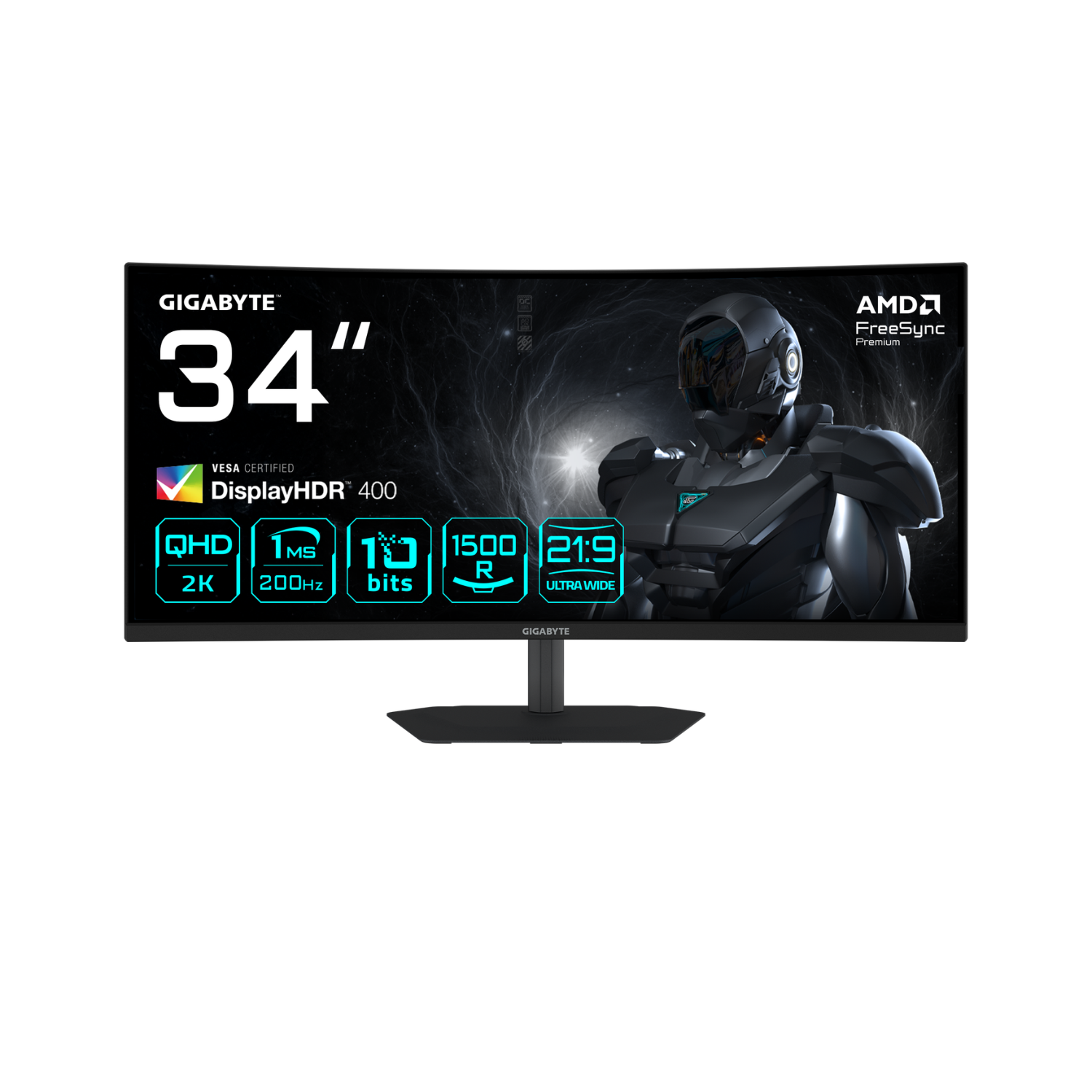 G34WQC2 34 VA WQHD 200Hz 1ms Curved Gaming Monitor