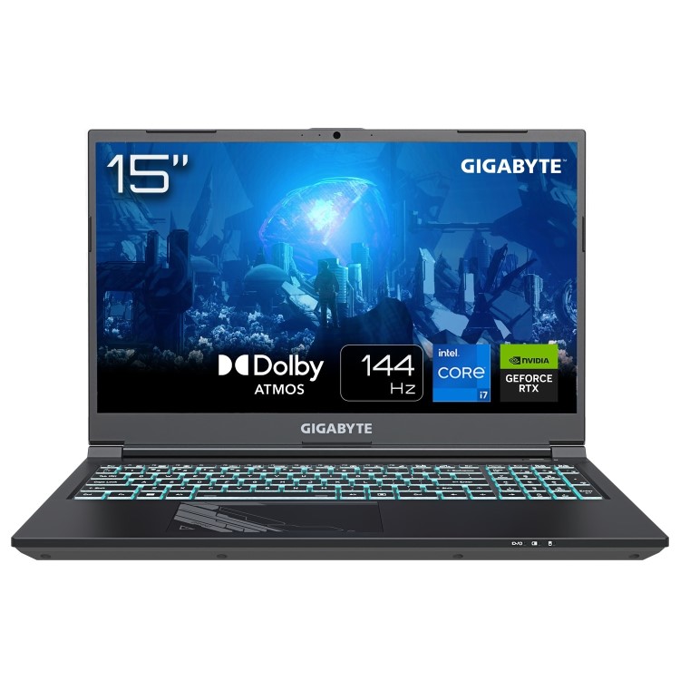 GIGABYTE G5 MF5 Intel Core i7 16GB RAM 1TB SSD RTX 4050 144Hz 15.6 Inch Windows 11 Laptop