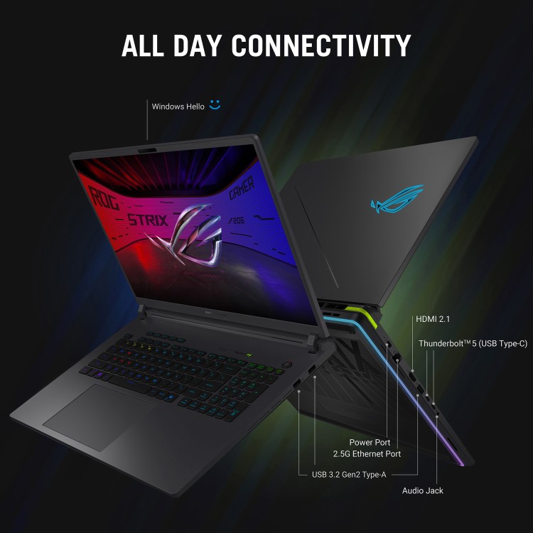 ASUS ROG Strix G18 Intel Core Ultra 9 32GB RAM 2TB SSD GeForce RTX 5080 240Hz 18 Inch Windows 11 Gaming Laptop