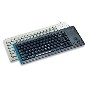 Cherry G84-4400 Compact PS/2 Keyboard with Integrated Trackball - Black