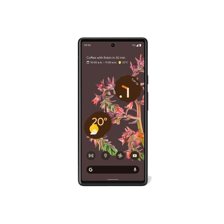 Refurbished Google Pixel 6 128GB 5G SIM Free Smartphone - Stormy Black