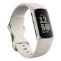 Fitbit Charge 6 Silver Aluminium with White Band Fitness Tracker