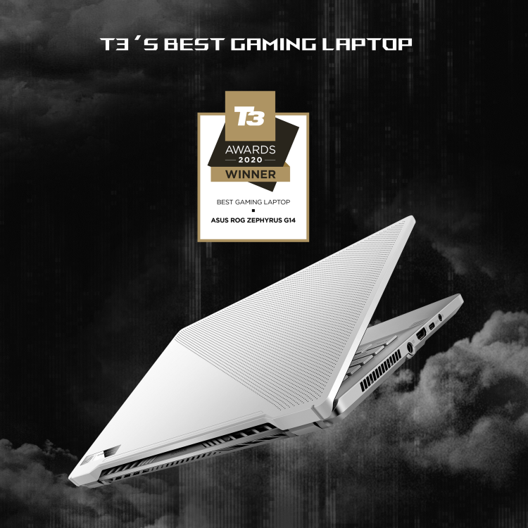 Asus ROG Zephyrus G14 GA401IH AMD Ryzen 5-4600HS 8GB 512GB SSD 14 Inch FHD GeForce GTX 1650 4GB Windows 10 Gaming Laptop - Arctic White