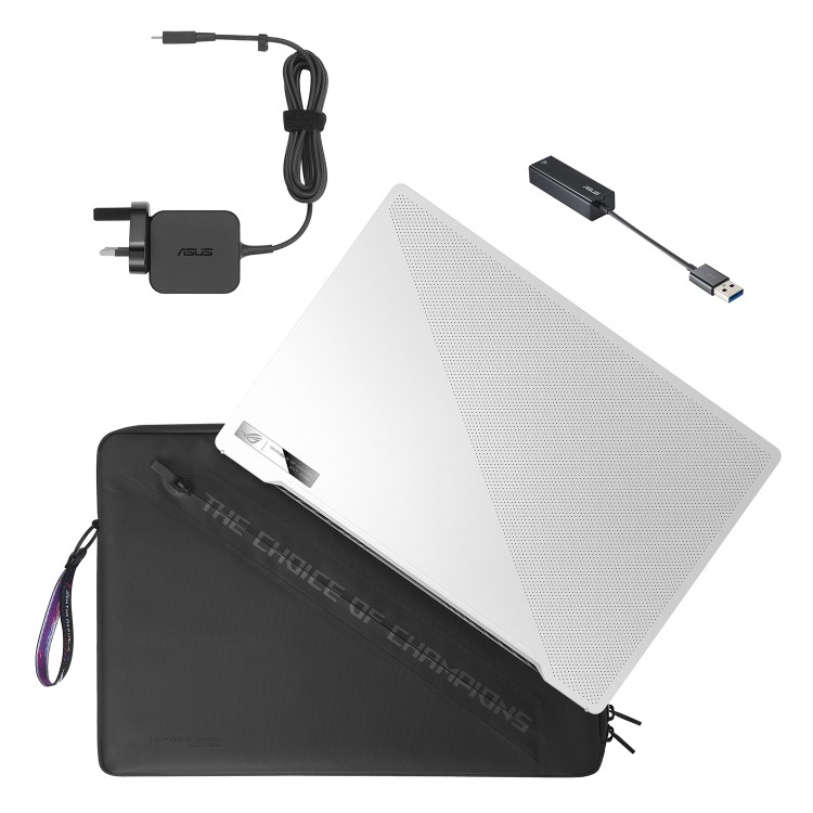Asus ROG Zephyrus G14 GA401IH AMD Ryzen 5-4600HS 8GB 512GB SSD 14 Inch FHD GeForce GTX 1650 4GB Windows 10 Gaming Laptop - Arctic White