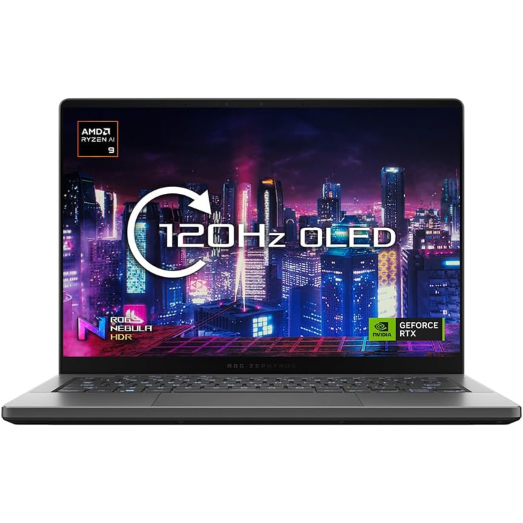 ASUS ROG Zephyrus GA403UI-QS060W AMD Ryzen 9 32GB RAM 1TB SSD RTX 4070 120Hz 14 Inch Windows 11 Gaming Laptop