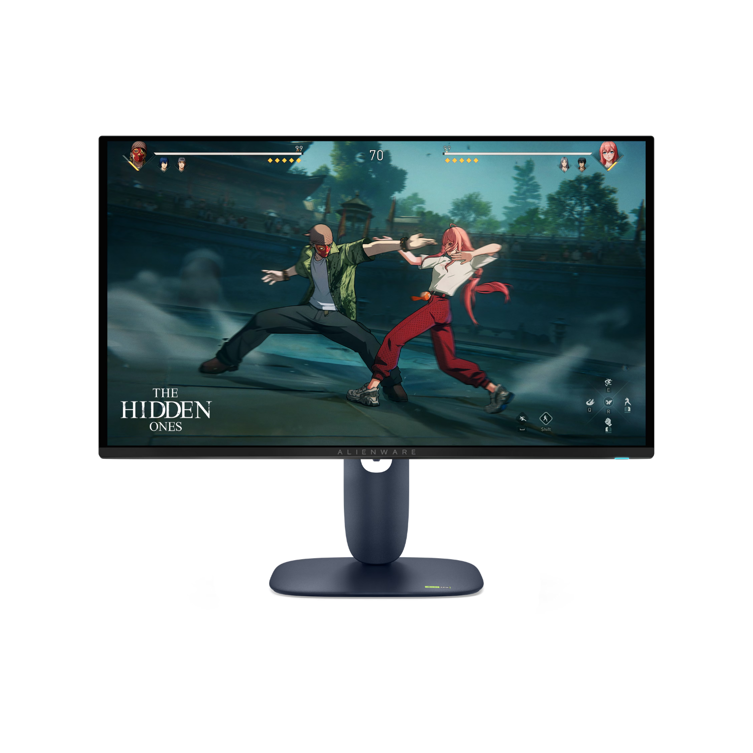Laptops Direct - Alienware Aw2725d 27 Qd-Oled Qhd 280Hz 0.03Ms Gaming Monitor Blue - GAME-AW2725D
