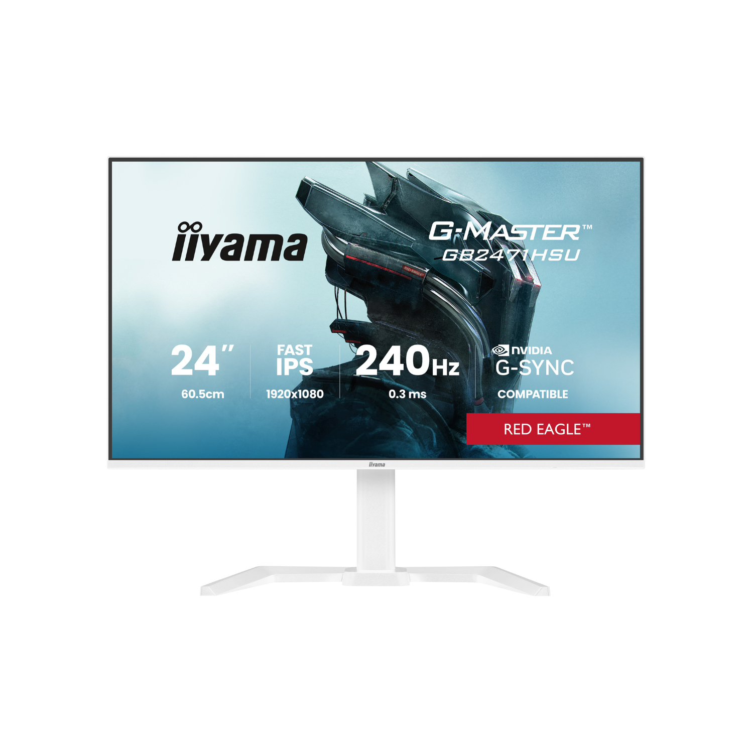 iiyama G-MASTER GB2471HSU 24 Fast IPS Full HD 240Hz 0.3ms Gaming Monitor
