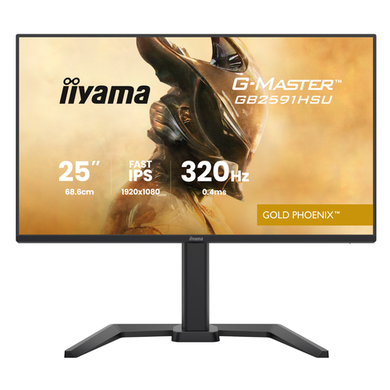 Iiyama G-MASTER GB2591HSU 24" Fast IPS Full HD 320Hz 0.4ms Gaming Monitor