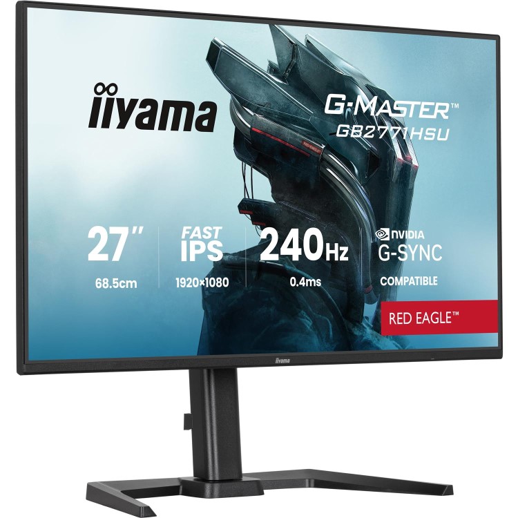iiyama G-MASTER GB2771HSU 27" IPS Full HD 240Hz 0.4ms Gaming Monitor