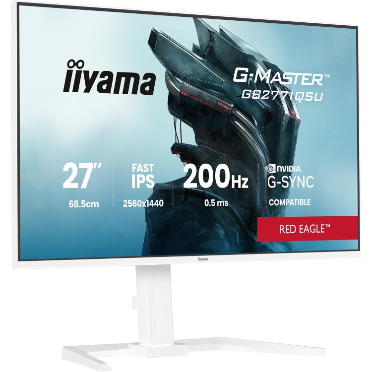 iiyama G-MASTER GB2771QSU-W1 27" IPS WQHD 200Hz 0.5ms Gaming Monitor